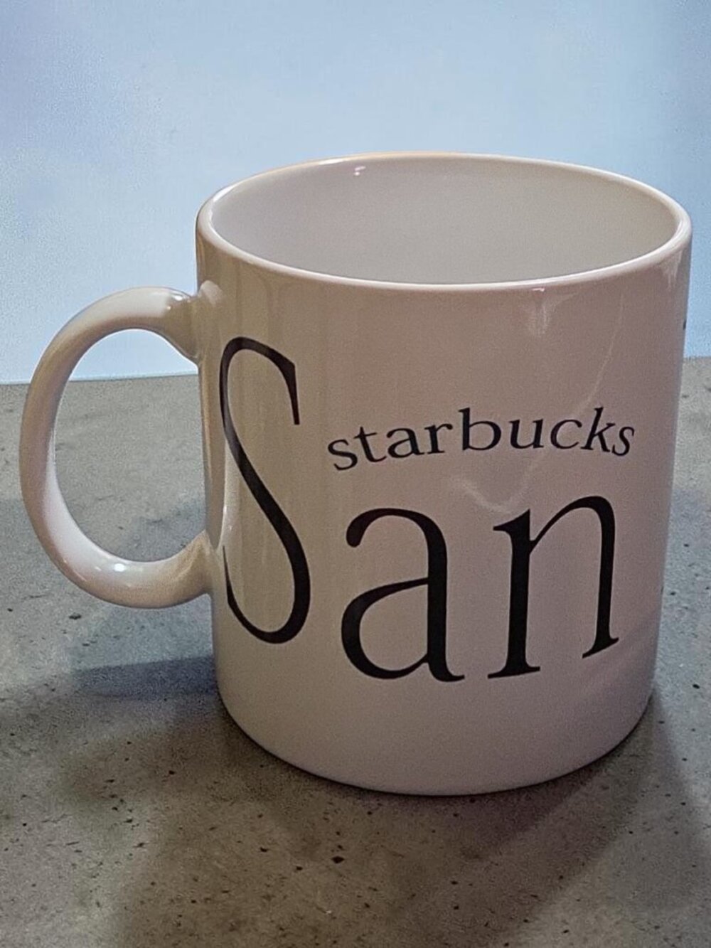 Starbucks San Diego – Oversize City Collector’s Series Mug (16oz) 1994